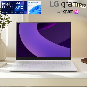 (SSD더블업이벤트)LG전자 그램 프로 16Z90TP-GA5YK AI 노트북 최신 애로우레이크 U5-225H 램16GB SSD 256GB 초경량 1.2kg 윈도우11 대학생 노트북