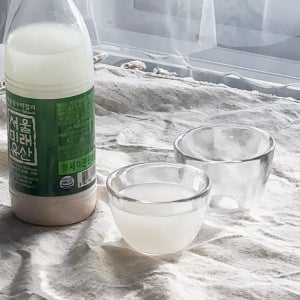 투명 유리 막걸리잔 170ml 귀여운 술잔 1P