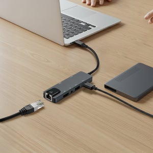 USB C타입 허브 7in1 멀티포트 젠더 컴스 CT118
