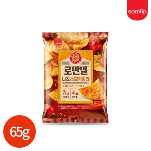 삼립 로만밀 나쵸 스모키칠리 65g x 16개