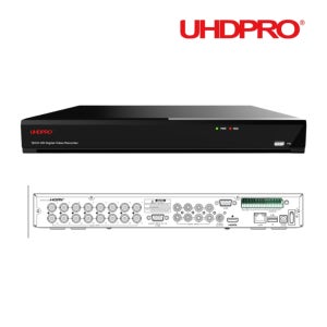 UHDPRO CCTV 녹화기 16채널 500만화소 UHD D8216N