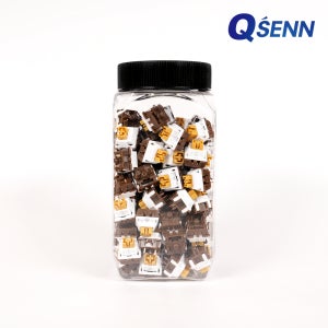 Bsun 저소음 스위치 카라멜라떼 5핀 리니어 100개(케이스 포함)