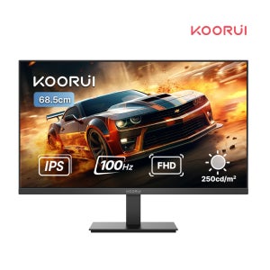 쿠루이 FHD IPS 100Hz 광시야각 모니터 68.5CM E2711F 1ms 슬림베젤 로우 블루라이트 지원