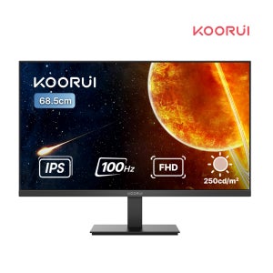 쿠루이 FHD IPS 100Hz 광시야각 모니터 68.5CM E2711F무결점 1ms 슬림베젤 로우 블루라이트 지원