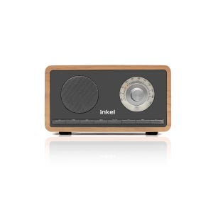 인켈 IK-BT53 휴대용 레트로 블루투스 스피커 FM 라디오 Micro SD AUX