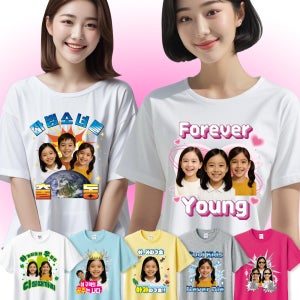 프린트스타 17수 단체티 반티 가족 우정 여행 티셔츠 소량 커스텀 프린팅 인쇄 주문제작