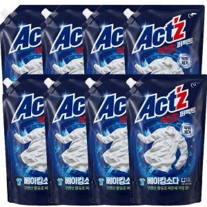 액츠 퍼펙트 베이킹소다 액체세제 1.5L, 8개
