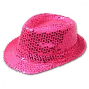 글 반짝이 모자 푸치샤 파티 행사 푸추샤 페도라 중절모 진행자 의상