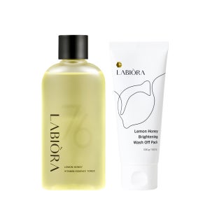 라비오라 레몬 허니 브라이트닝 워시오프팩 100g + 비타민 에센스 토너 210ml