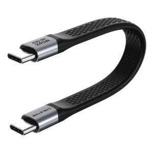 케이블타임 USB4 8K 40Gbps 240W C to C타입 플랫 고속 충전 케이블 CU45B 썬더볼트 3 4 호환