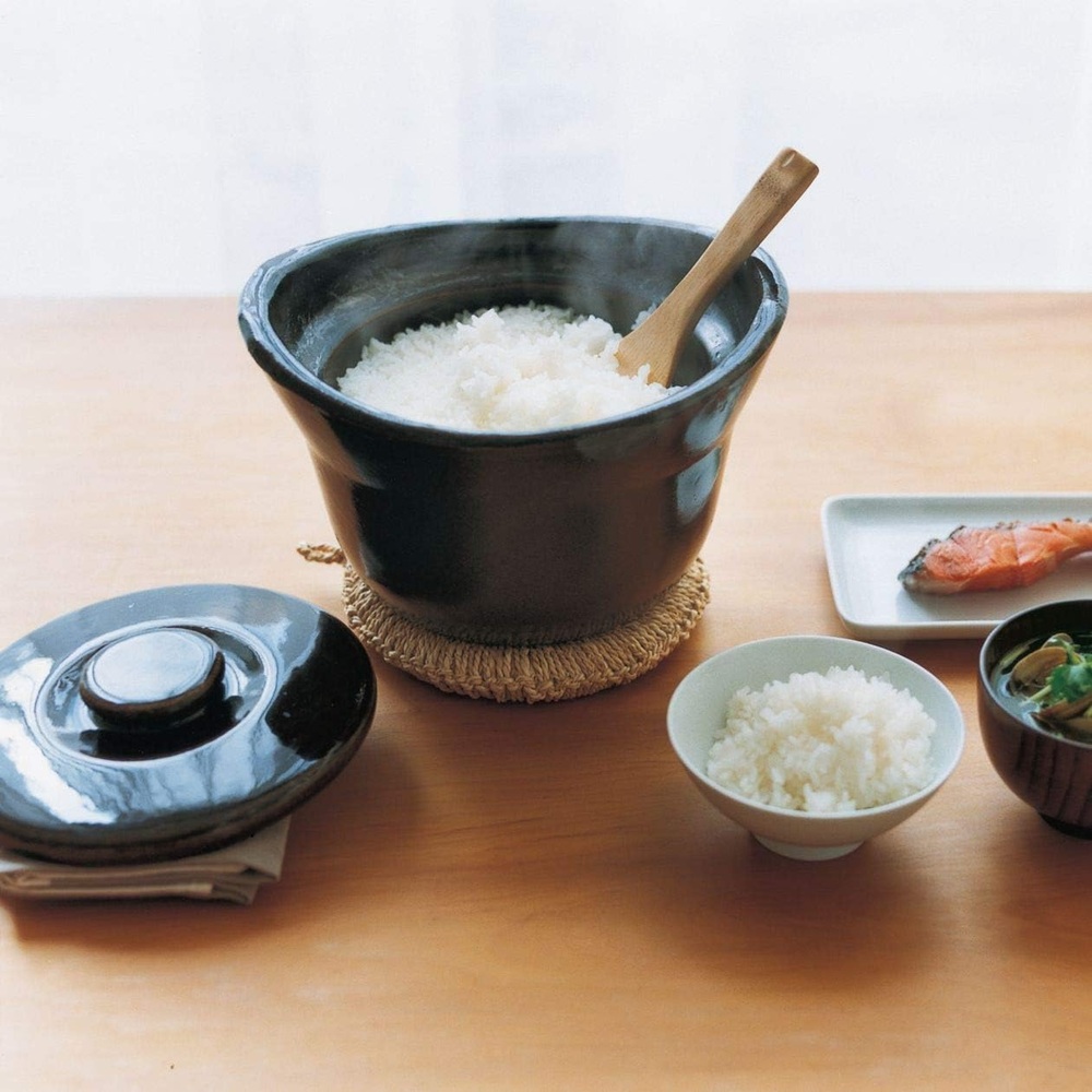 무인양품 토가마 오카게 가마솥 밥솥 뚝배기 3합 22x15cm