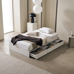 보루네오 모엘 3서랍 벙커형 침대프레임 세트 SS 슈퍼싱글 / E0등급