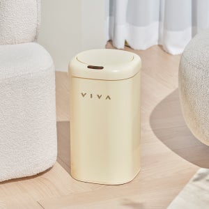 비바 센서 휴지통 디엣지 11L 종량제 기저귀 냄새차단 자동 센서 휴지통