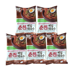 풀무원 춘천식 메밀막국수 2인분 513g, 5개