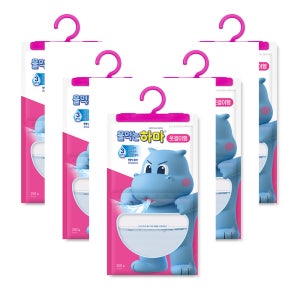 물먹는하마 습기제거제 제습제 옷걸이형 250g 5개
