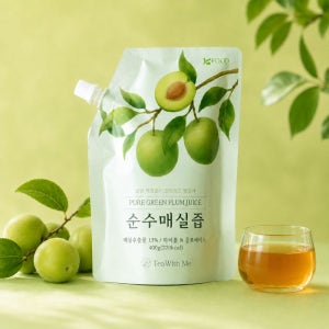 매실청 순수매실즙 저당 티위드미 400g, 1개
