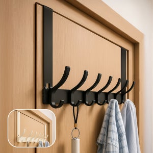 레토 모자걸이 도어행거 문걸이행거 문옷걸이 후크 7구