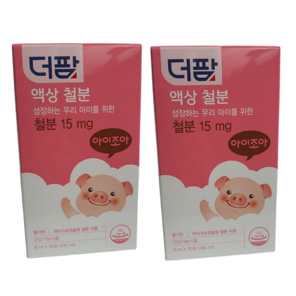 더팜 액상 철분 30포 2개