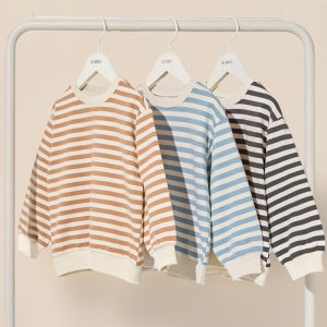 유니프랜드 아동 단가라 맨투맨 긴팔티셔츠 아동 키즈 주니어 상의