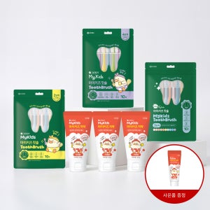 그린핑거 유아칫솔 파우치팩+시나모롤 고불소치약