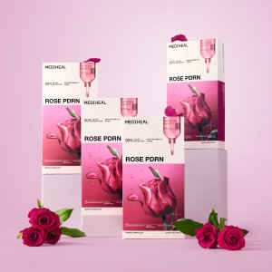 NEW 메디힐 로제 PDRN 에센셜 마스크 모공 결광 10매, 4개