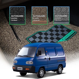 오토가드 체커보드 실리콘발판 다마스 라보 코일 매트 엣지마감