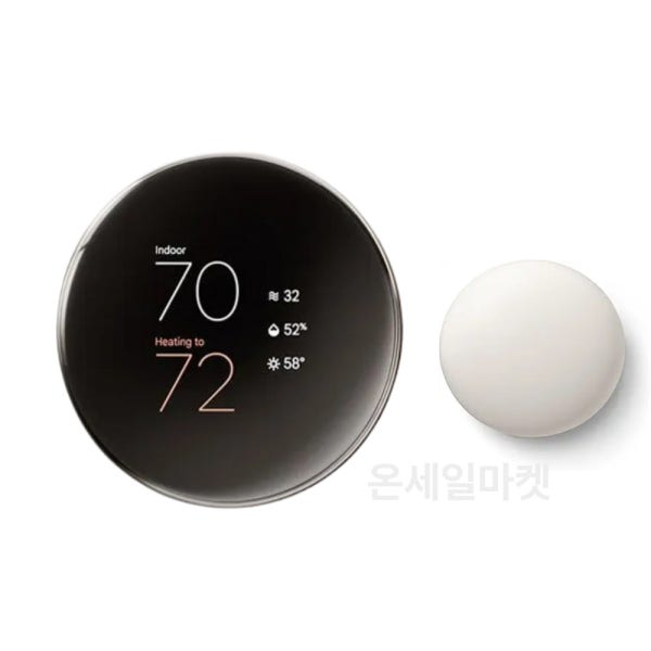 온세일마켓 구글 네스트 온도조절기 4세대 2024년 신형 실버 Polished Silver 구매자납부