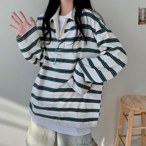 핏예쁜 낭낭 코쿤 단가라 카라넥 긴팔티 3col