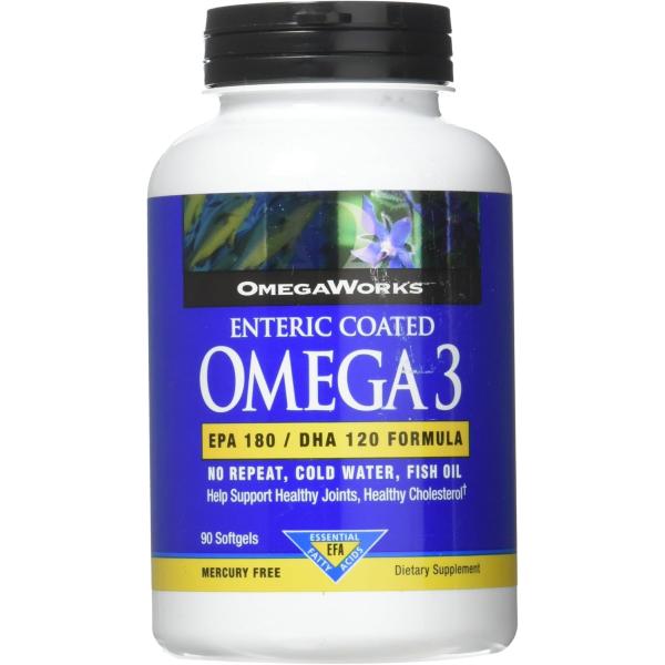 OmegaWorks <b>슈퍼 오메가</b> 3, <b>EPA</b> / DHA