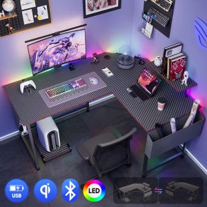 월로덴 L형 컴퓨터 책상 게이밍 책상