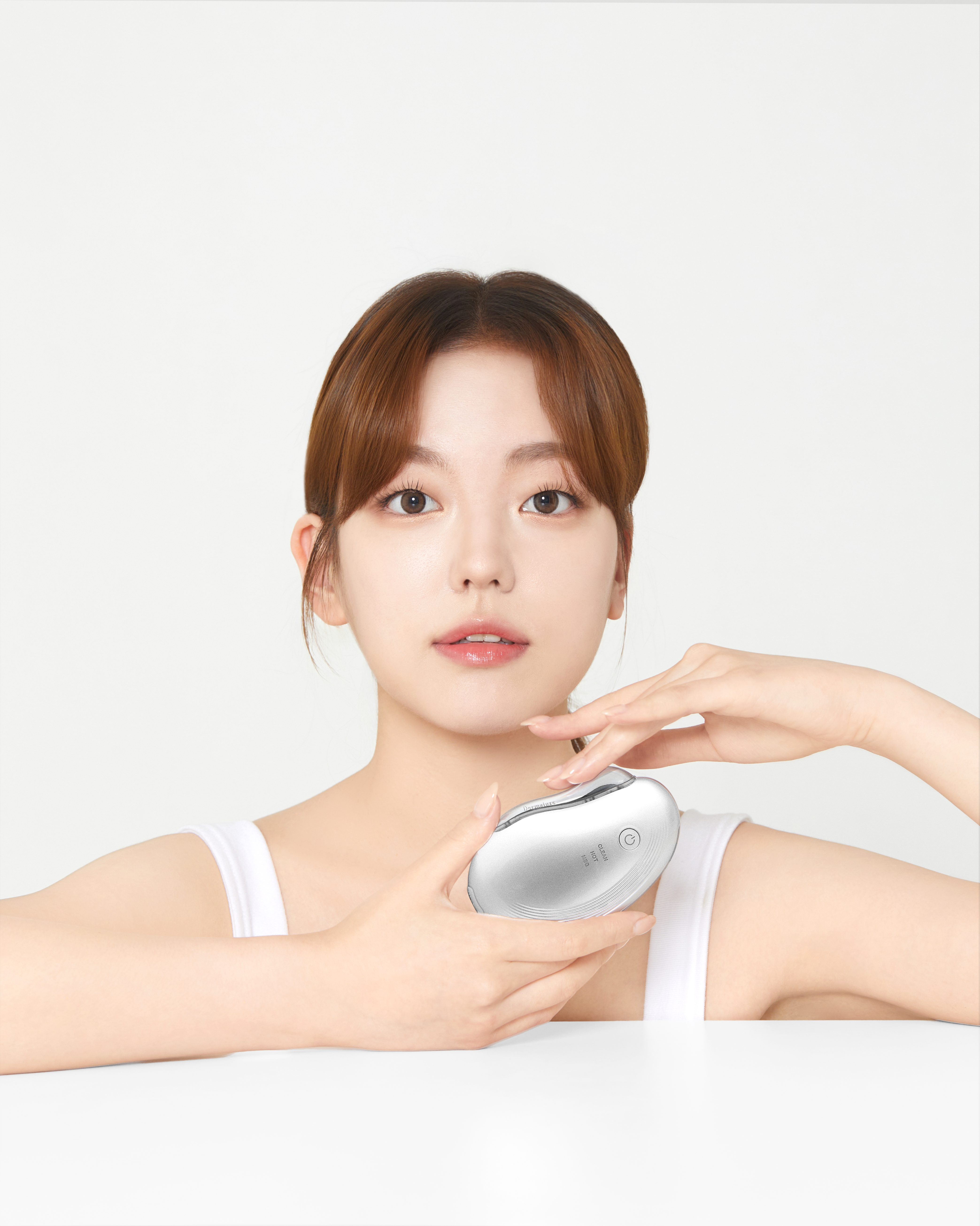 더마럭스 고주파진동 미세전류 온열 진동 클렌져 뷰티 디바이스 얼굴 두피 바디 괄사 마사지기