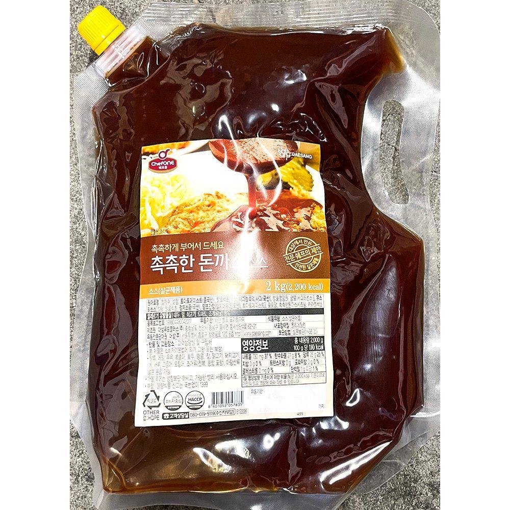 돈까스소스 촉촉한 2k X5 치킨까스양념 대용량소스