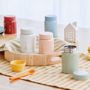 오슬로 진공 스텐 미니푸드자 220ml 이유식 보온 보냉 휴대용 죽통 BPA프리