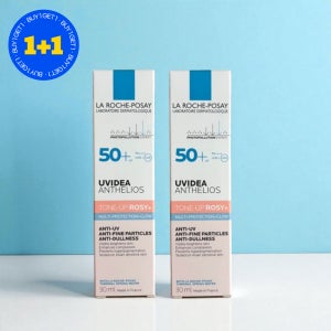 [1+1] 라로슈포제 톤업 선크림 유비데아 로지 글로우 비타민 SPF50+ 30ml 2개