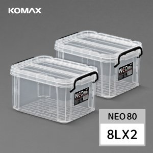 코멕스 네오박스 8L X 2개세트 (335x240x190) 리빙박스