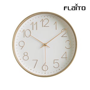 무소음 벽시계 마카롱 28cm 인테리어 음식점 선물용 엔틱 시계