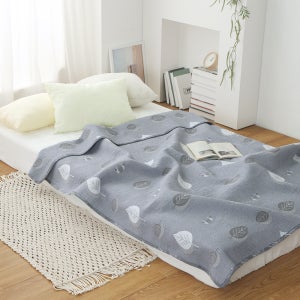 코지앤베딩 1+1 여름 시원한 줄누비 여름이불 3중거즈 이불 낮잠 열대야 150x180