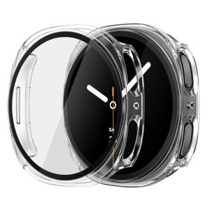 갤럭시워치 8 풀커버 케이스 강화유리 액정보호 씬스킨 투명 하이브리드