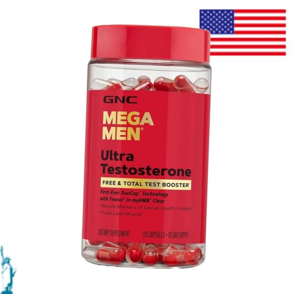 메가맨 울트라 <b>테스토스테론</b> <b>프리</b> 토탈 <b>부스터</b> GNC