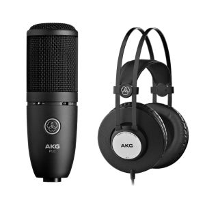 AKG P120 콘덴서 마이크 + K72 헤드폰 홈레코딩 1인방송 패키지