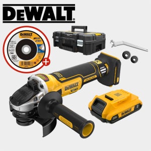 디월트 20V 충전 그라인더 전동 무선 연마 DCG4051 2A 배터리 세트 충전기 미포함