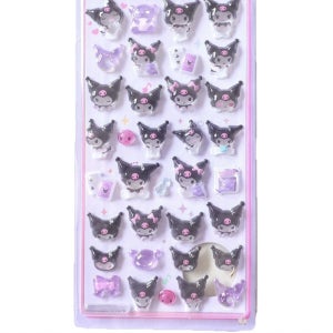 산리오 봉봉스티커 3D 입체 다용도 핸드폰꾸미기 다꾸 쿠로미