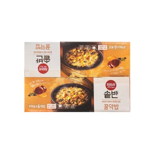 코스트코 햇반 솥반 꿀약밥 210g x 6개 식사대용 간식