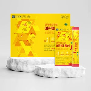 종근당 면역력 증진엔 어린이 홍삼 비타민D 아연 30포