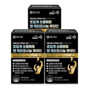 종근당 전립선&지구력&눈 초임계 쏘팔메토 옥타코사놀 30캡슐, 3개