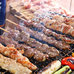 제철밥상 육즙 넘치는 국내산 수제 닭꼬치 염통 순살 2종