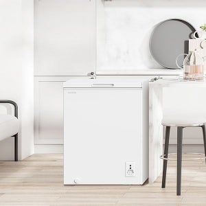 루컴즈 다용도 냉동고 F142M01-W 미니 가정용 소형 업소용 뚜껑식 방문설치