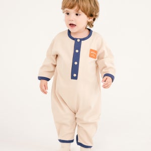 [밀크베이비] 말랑밀크베어 아기우주복 유아점프수트