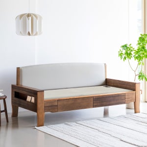 온다움 온열건강소파 멀티수납 메리황토숯볼+리프트테이블구성 SM