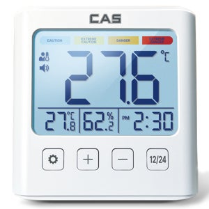 카스 CAS 디지털 체감온도계 T-702 온습도계 습도계 벽걸이 자석 스탠드